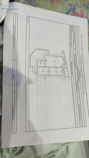 1-к квартира, 34 кв.м.
